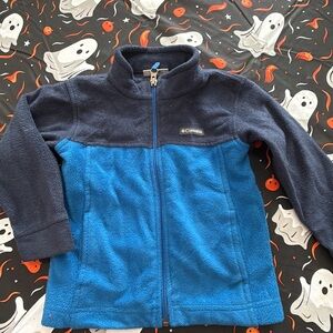 Columbia Navy and Royal Blue Fleece Jacket